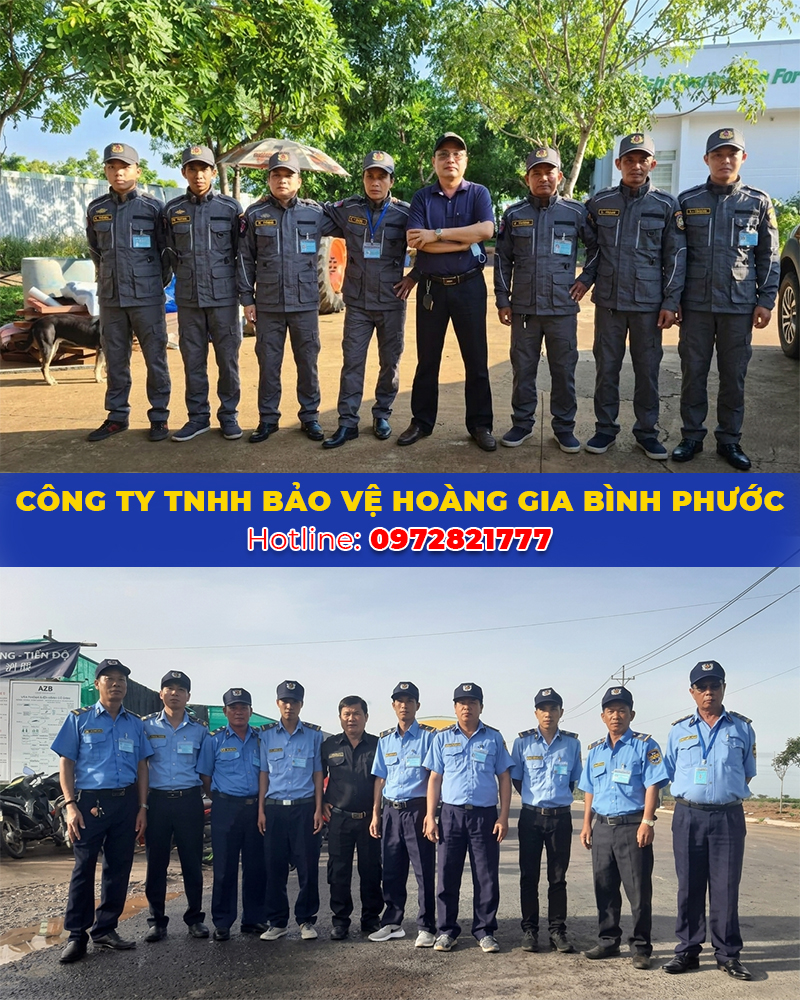 CÔNG TY TNHH BẢO VỆ HOÀNG GIA BÌNH PHƯỚC